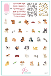 Pup Party (CJS -317)  - Clear Jelly Stamping Plate